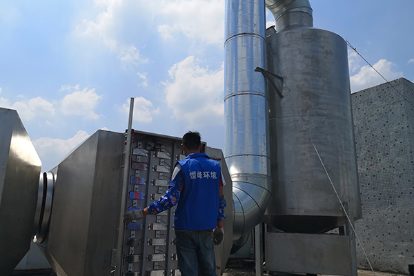 廢氣處理設備分管怎么算大小